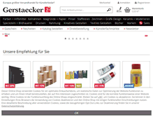 Tablet Screenshot of gerstaecker.de